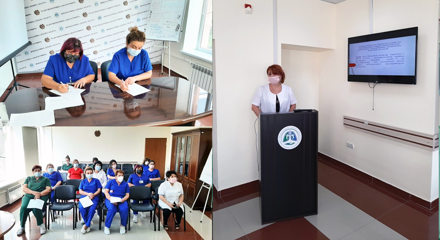 Training seminar from the department of infection control